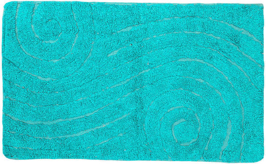 Estia Cotton Bath Mat Maze 02-4262 Blue 50x80cm
