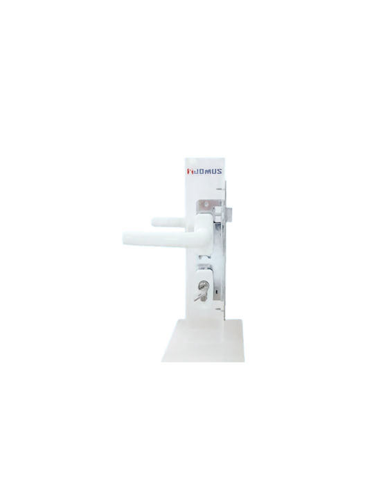 Domus 6210L Espag Window with Rosette White 09595