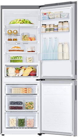 Samsung Fridge-Freezer 344lt Total NoFrost H185.3xW59.5xD65.8cm Gray RB33B612ESA/EF