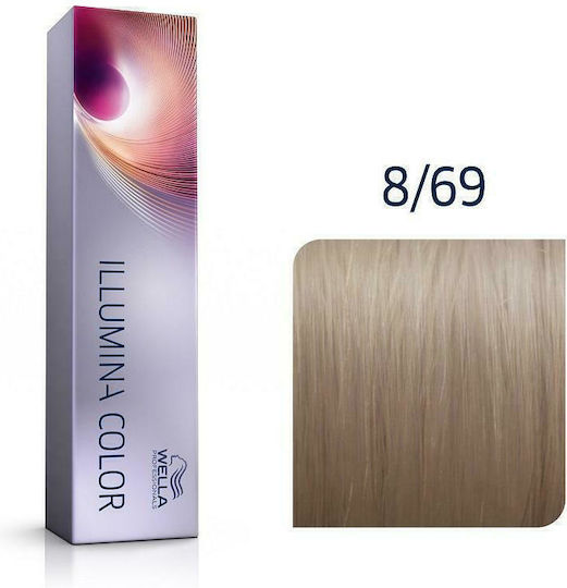 Wella Illumina Color Боя За Коса 8/69 Светло Русо Виолетово Димно 60мл