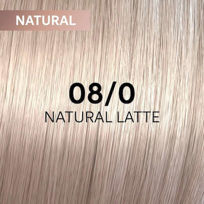 Wella Shinefinity Zero Lift Glaze Hair Dye 08/0 Natural Latte 60ml