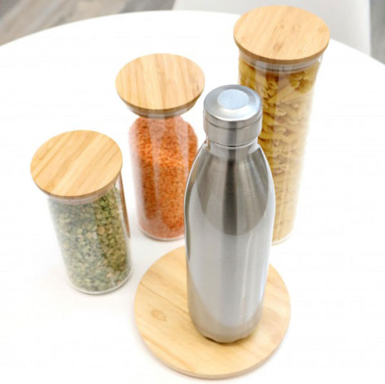 Ecolife Yoko Design Ανακυκλώσιμο Μπουκάλι Θερμός Ανοξείδωτο BPA Free 750ml Ασημί