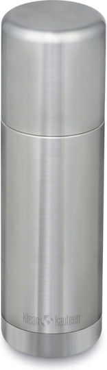 Klean Kanteen Insulated TKPro Bottle Thermos Stainless Steel BPA Free Silver 500ml with Cap-Cup 1009451