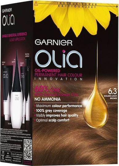 Garnier Olia Mini Боя За Коса Без Амоняк 6.3 Тъмно Русо Медено 50гр