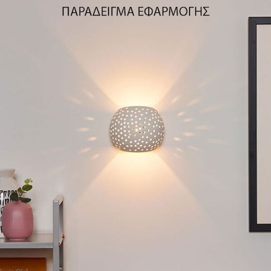 Eurolamp Lumină De perete Alb 15x12.5cm Eurolamp Lumină De perete Alb 15x12.5cm