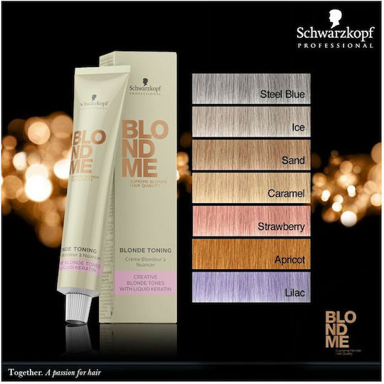 Schwarzkopf BlondMe Blond Toning Toner Căpșuni 60ml