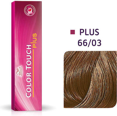 Wella Color Touch Plus Hair Dye 66/03 Blonde Dark Natural Gold 60ml