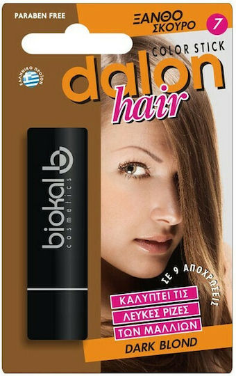 Dalon Color Hair Stick Προσωρινή Βαφή Μαλλιών σε Stick Χωρίς Αμμωνία 3 Ξανθό 4.5gr