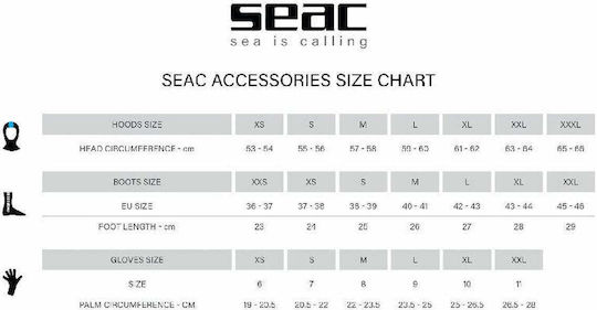 Seac Seal Skin Diving Socks 3mm Camo Brown