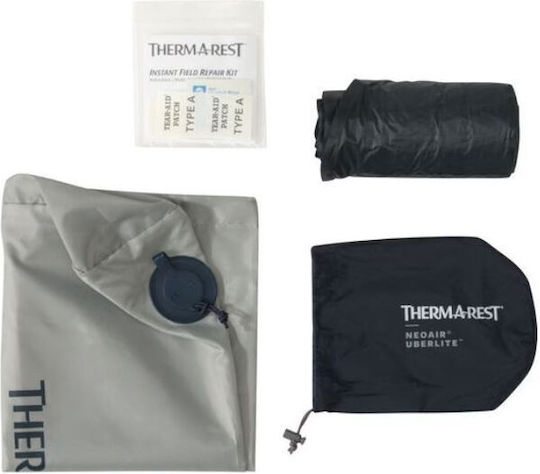 Therm-A-Rest NeoAir® UberLite™ Sleeping Pad Regular Gonflabil Single Substrat Camping 183x51cm Grosime 6.4cm în culoarea Negru
