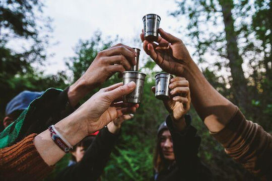 Stanley Комплект 4 Къмпинг Кухненски Съдове Чаши Хаки 60мл The Nesting Shot Glass