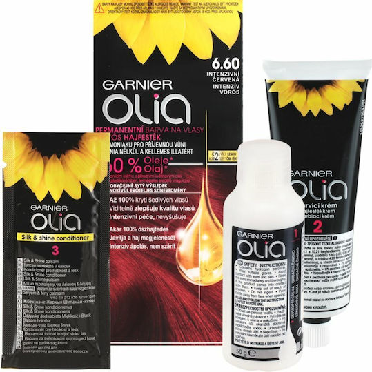 Garnier Olia Mini Боя за коса Без амоняк 6.60 Ярко червено 50гр