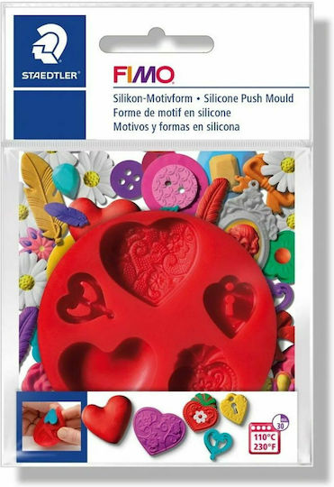Staedtler Καλούπι Σιλικόνης Καρδιά για Πηλό