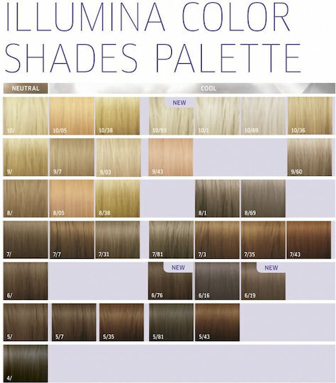 Wella Illumina Color Me+ Microlight Technology Haarfärbemittel Cool 8/93 60ml