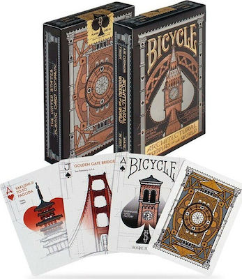 Bicycle Architectural Plasticized Collectable Card Deck