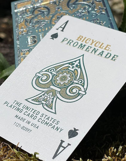 Bicycle Promenade Collectible Playing Cards Laminated Green