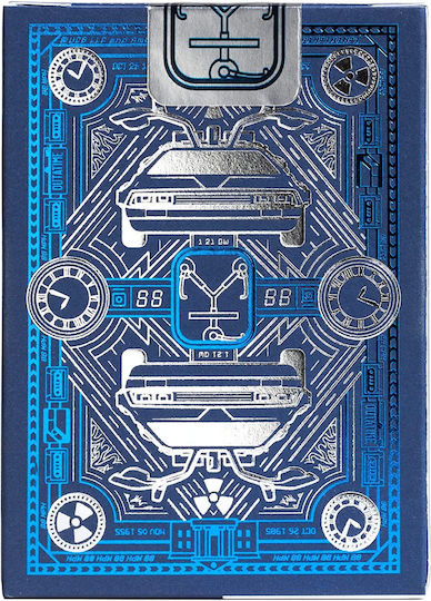Bicycle Back to the Future Συλλεκτική Τράπουλα Πλαστική για Poker Μπλε