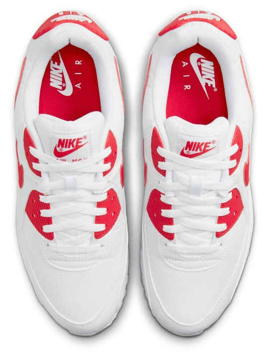 Air Max 90 Sneakers White / Grey Fog / University Red