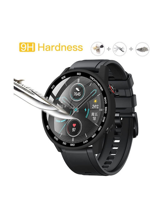 Tech-Protect Defense Plastikhülle in Schwarz Farbe für Honor Magic Watch 2 46mm