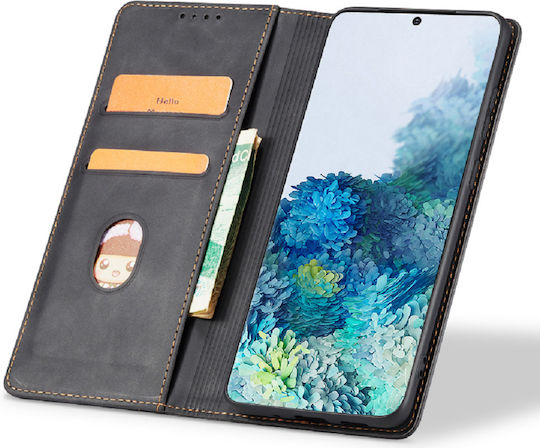 Книга Изкуствена кожа Черен (Realme GT Neo 3T 5G)