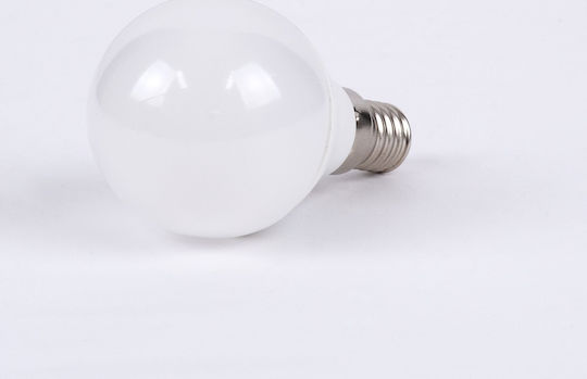 GloboStar Λάμπα LED 4W 78mm για Ντουί E14 και Σχήμα G45 Θερμό Λευκό 376lm