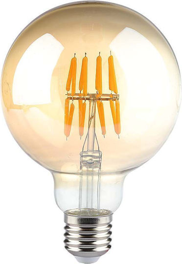 V-TAC LED Bulb 8W 97mm for Socket E27 and Shape G95 Warm White 700lm