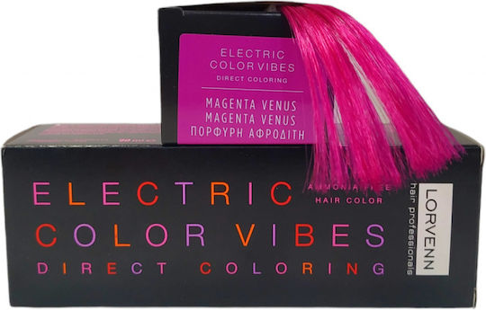 Lorvenn Electric Color Vibes Προσωρινή Βαφή Μαλλιών Χωρίς Αμμωνία Magenta Venus 90ml