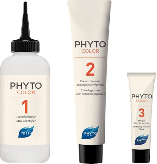 Phyto Phytocolor Βαφή Μαλλιών Χωρίς Αμμωνία 6.3 Ξανθό Σκούρο Χρυσό 50ml