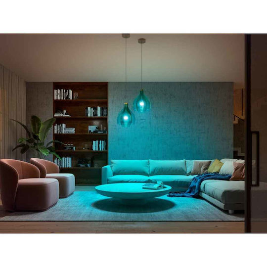 Philips Smart LED Bulbs 9W for Socket E27 and Shape A60 RGBW 1100lm Dimmable 2pcs