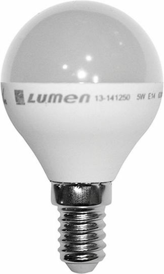 Adeleq LED Bulb 5W 76mm for Socket E27 and Shape G45 Warm White 400lm