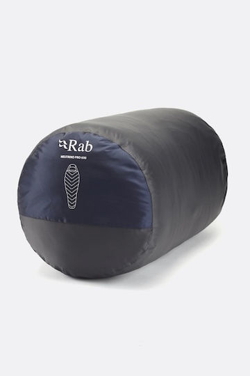 Rab Sleeping Bag Μονό 3 Εποχών Neutrino 600 XL Left Ebony