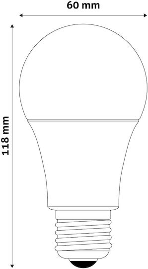 Avide ABBG27NW-12W LED Bulb 12W for Socket E27 Natural White 1055lm