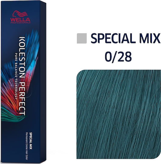 Wella Koleston Perfect Special Mix Βαφή Μαλλιών 0/28 Ματ Μπλε 60ml