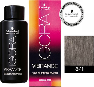 Schwarzkopf Igora Vibrance 8-11 Ξανθό Ανοιχτό Έντονο 60ml