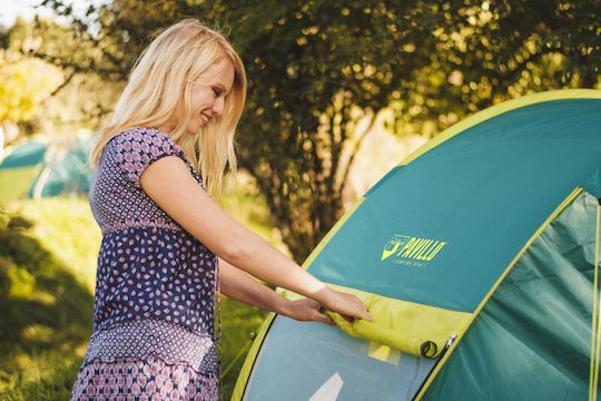 Bestway Σκηνή Camping Pop Up Μπλε 3 Εποχών για 2 Άτομα 235x145x100εκ.