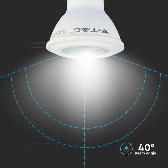 V-TAC VT-220-N LED-Lampe 5.8W 84mm für Fassung E27 und Form PAR20 Kühles Weiß 425lm
