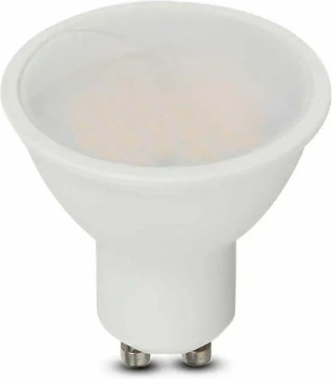 V-TAC Samsung Chip Weiß Vt LED-Lampe 4.5W 80mm für Fassung GU10 und Form MR16 Warmes Weiß 400lm