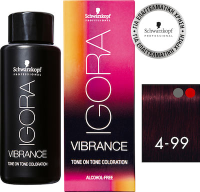 Schwarzkopf Igora Vibrance Temporary Dye 4-99 Chestnut Medium Intense Violet 60ml