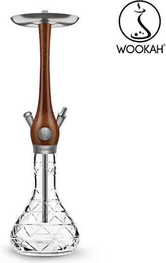 Wookah Ναργιλές Merbau Einzeln Transparent 63cm