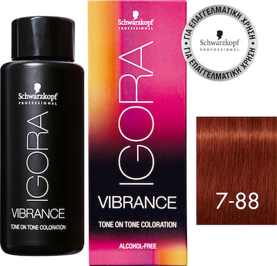 Schwarzkopf Igora Vibrance Temporary Dye 7-88 Blonde Medium Bright Red 60ml