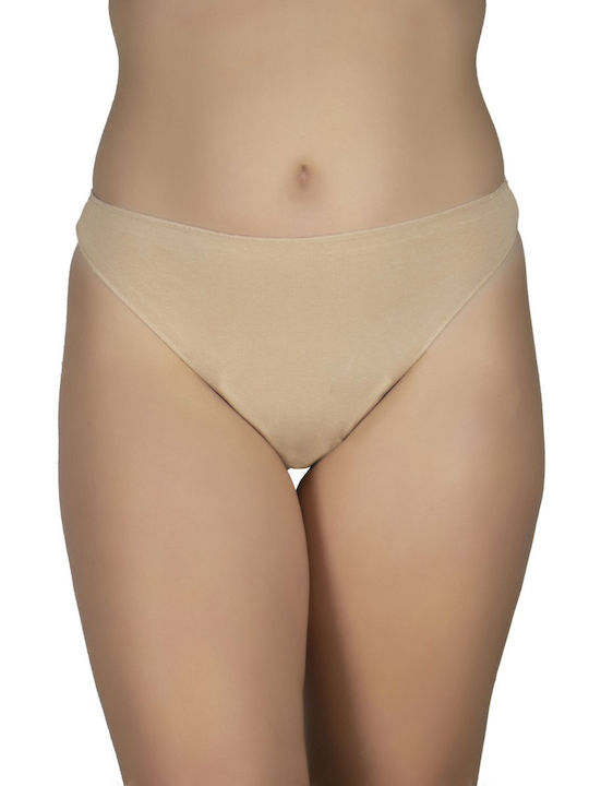 Γυναικεία String 3Pack χωρίς Ραφές Μπεζ