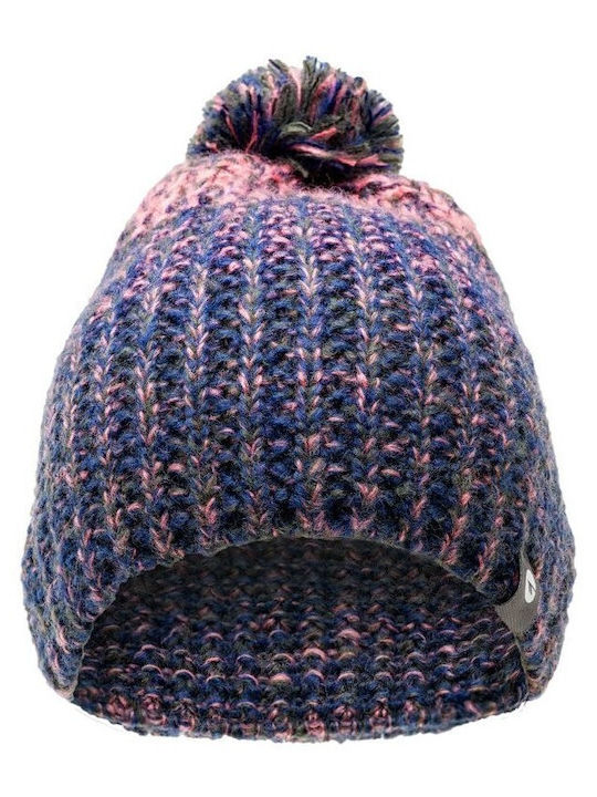 Hilma Beanie Γυναικείος Σκούφος Πλεκτός σε Μπλε χρώμα