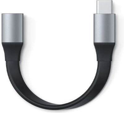 Satechi Konverter USB-C männlich zu USB-C weiblich Schwarz (ST-TCECM)