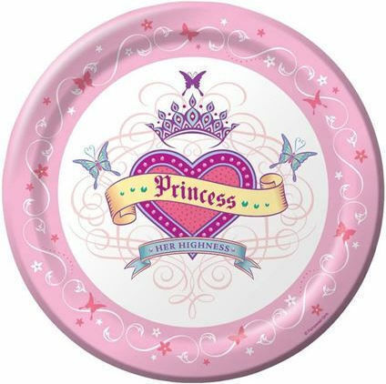 Creative Converting Princess Her Highness Party Plate 8 Pieces