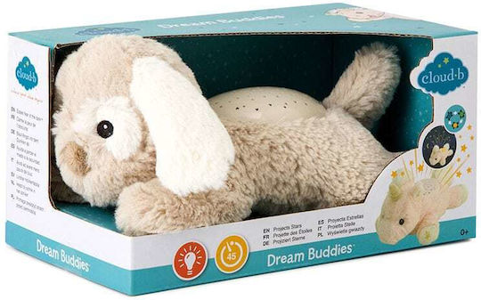 Cloud b Sleep Toy Dream Buddies - Patch Puppy made of Fabric with Lights for 0++ Months