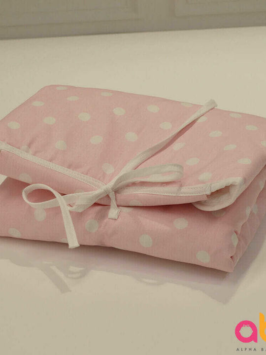 abo Fabric Portable Changing Pad Pink 50x70cm