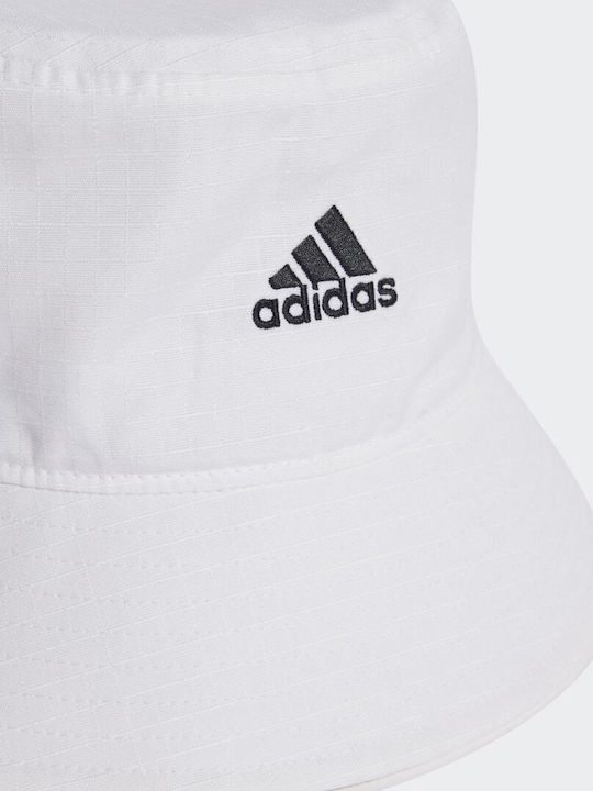 adidas Classic Υφασμάτινo Ανδρικό Καπέλο Στυλ Bucket Λευκό