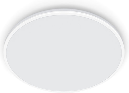 WiZ Smart Deckenleuchte 40cm Weiß mit Integrierter LED und Fernbedienung