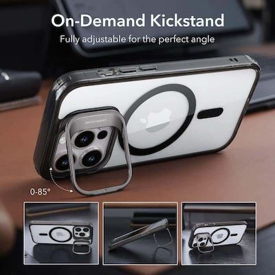 ESR Classic Kickstand Halolock Magsafe Back Cover Σιλικόνης Clear / Black (iPhone 14 Pro Max)