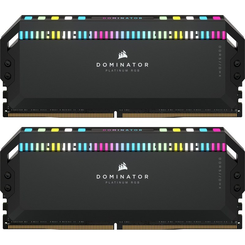 Corsair Dominator Platinum RGB 32GB DDR5 RAM cu 2 module (2x16GB